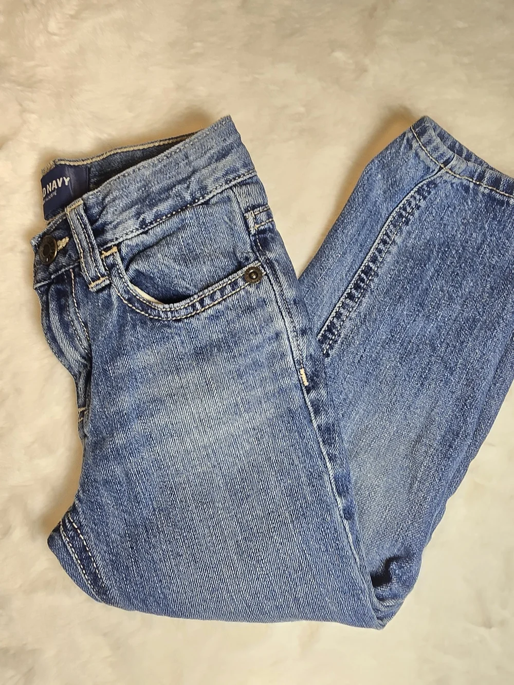 Old Navy Medium Blue Straight-Leg Boys' Jeans